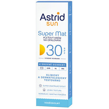 Astrid - Super Mat SPF 30 - Face sunscreen cream - 50ml - Feel You