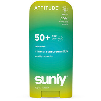 Attitude - Sunly Stick SPF 50 - Minerální opalovací krém v tyčince - 60.0g - Feel You