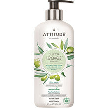 Attitude - Super Leaves Natural Hand Soap with Detox Effect - olive leaves 473 ml - Feel You