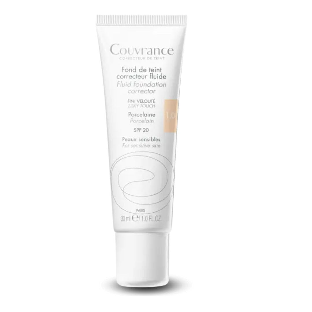 Avene, Couvrance, Liquid Foundation, 1.0, Porcelain, SPF 20, 30 ml - Feel You