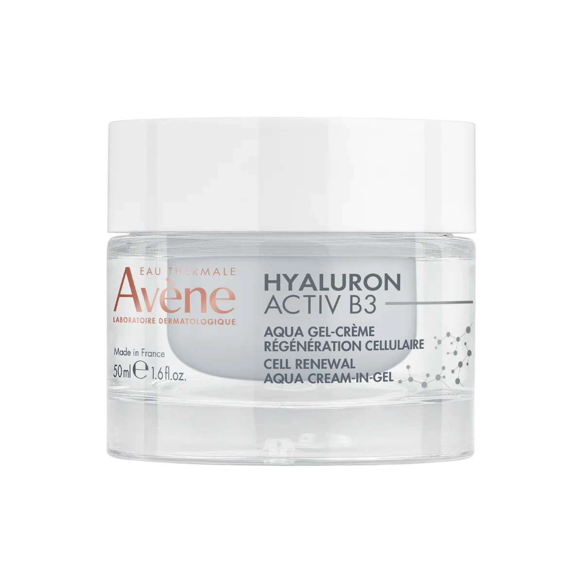 Avene, Hyaluron Activ B3, Regenerating, Gel Cream, For Face, 50 ml - Feel You
