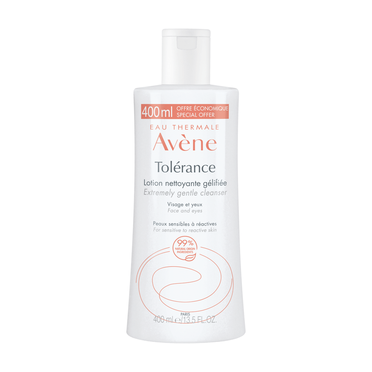 Avene, Tolerance, Gentle Cleansing, Cleansing Lotion, For Face, 400 ml - Feel You