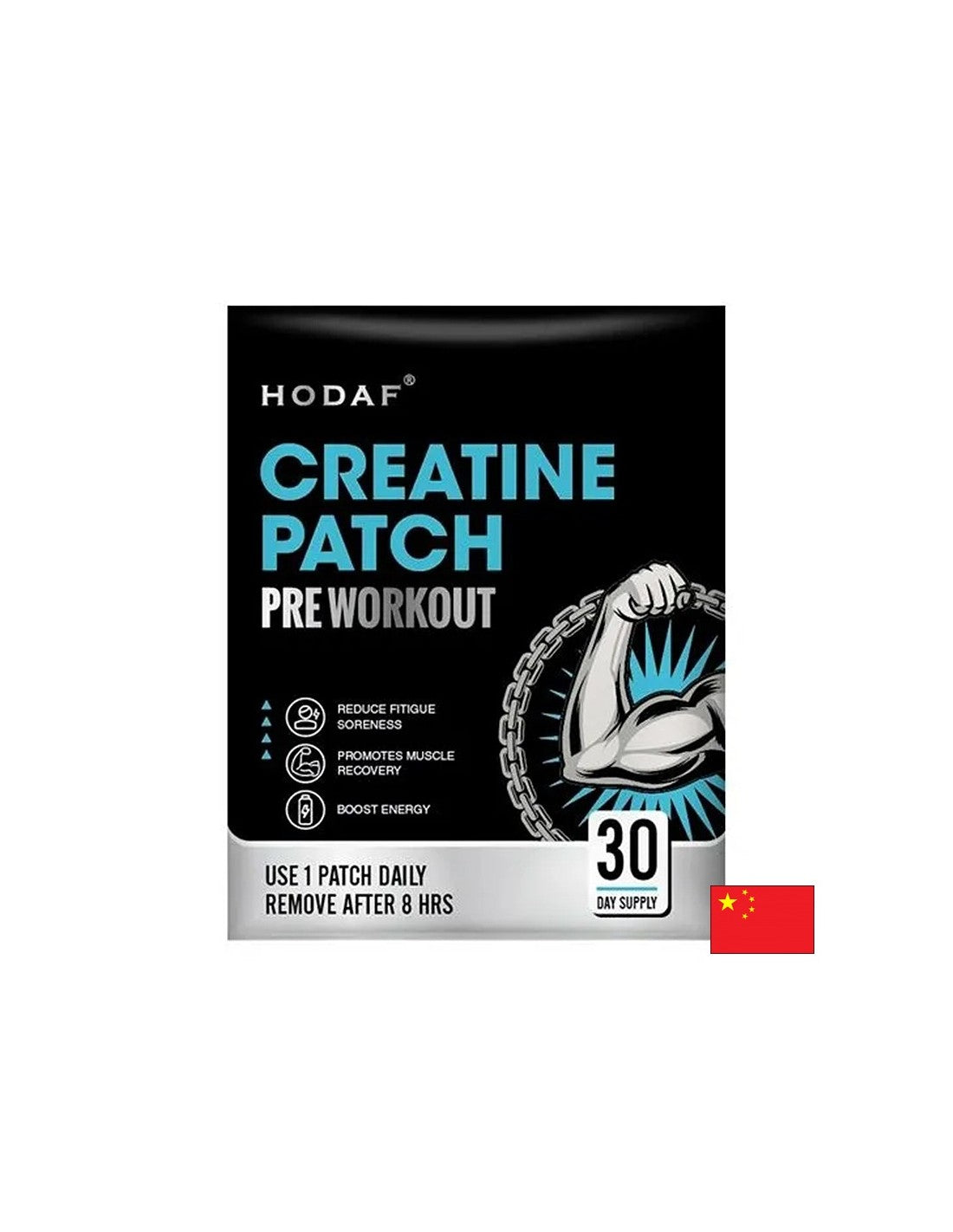 Пластири за сила и издръжливост – С креатин монохидрат, таурин и витамин B12, 30 броя - Feel You