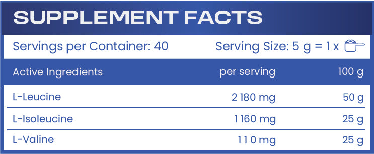 BCAA 2:1:1 - 200 g - Feel You