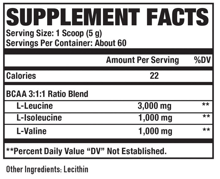 BCAA 3:1:1 Powder - 0.300 кг - Feel You