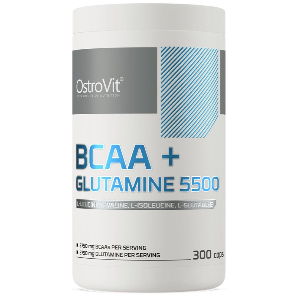 BCAA + Glutamine 5500 mg - 300 капсули - Feel You