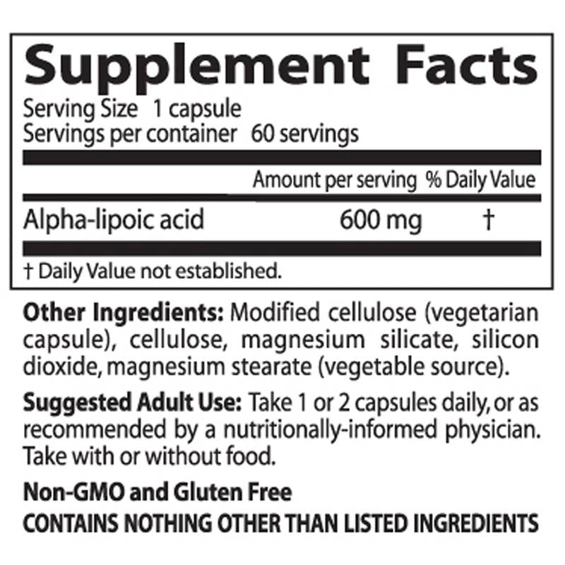 BEST Alpha Lipoic Acid 600 mg - 60 капсули - Feel You