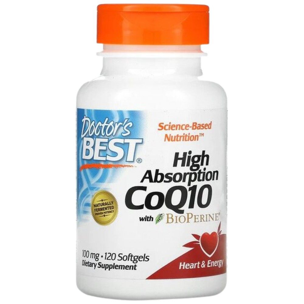 BEST CoQ10 with Bioperine 100 mg - 120 Гел капсули - Feel You