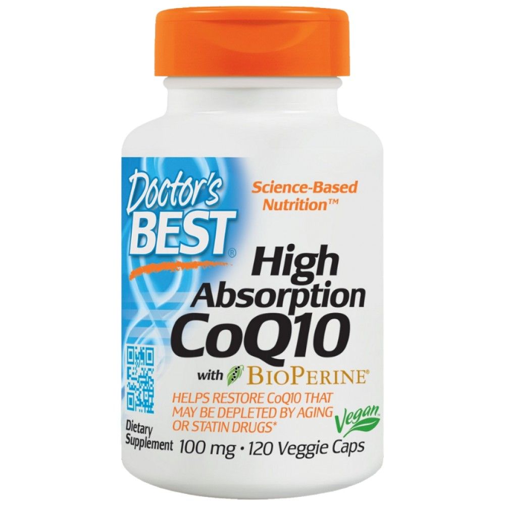 BEST CoQ10 with Bioperine 100 mg - 120 капсули - Feel You