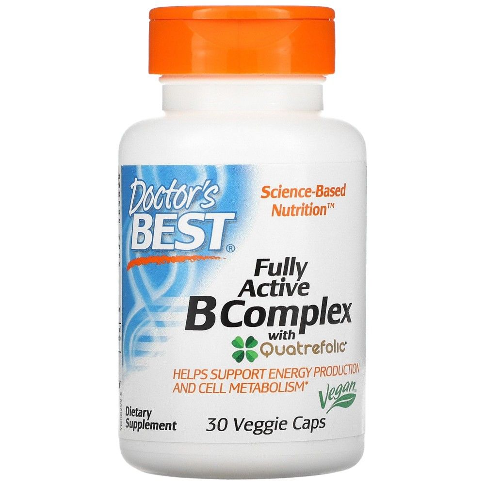 BEST Fully Active B Complex | with Quatrefolic® - 30 капсули - Feel You