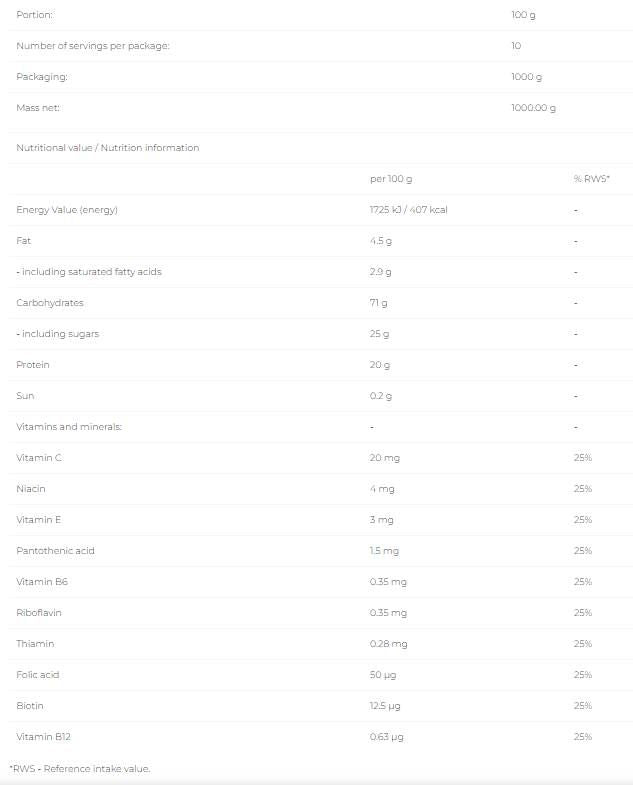 BESTIA Ultra Gainer - 3000 грама - Feel You