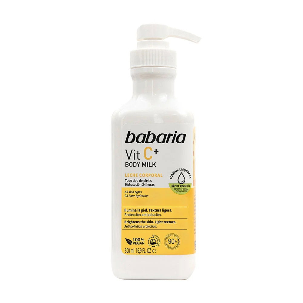 Babaria, Vitamin C, Brightening, Body Milk, Daily, 500 ml - Feel You