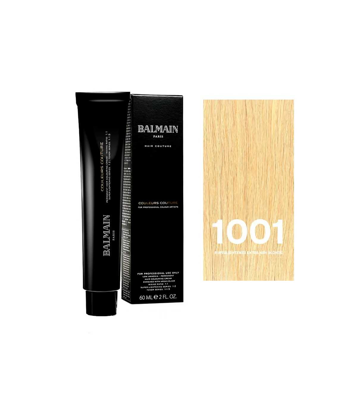 Balmain Professionnel, Couleurs Couture, Permanent Hair Dye, 1001 Superlightener Extra Ash Blonde, 60 ml - Feel You
