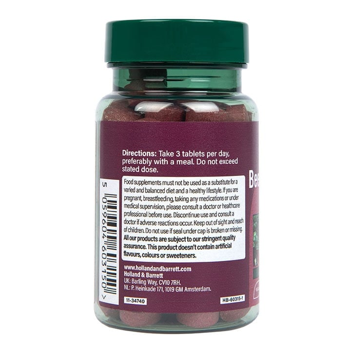 Червено цвекло екстракт от корен (Beetroot Extract) 90 таблетки, H&B - Feel You