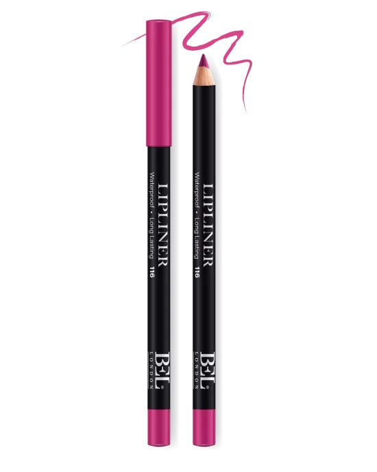 Bel London, BEL London, Hydrogenated Vegetable Oil, Waterproof, Contour, Lip Liner, 116, Pink, 0.78 g - Feel You