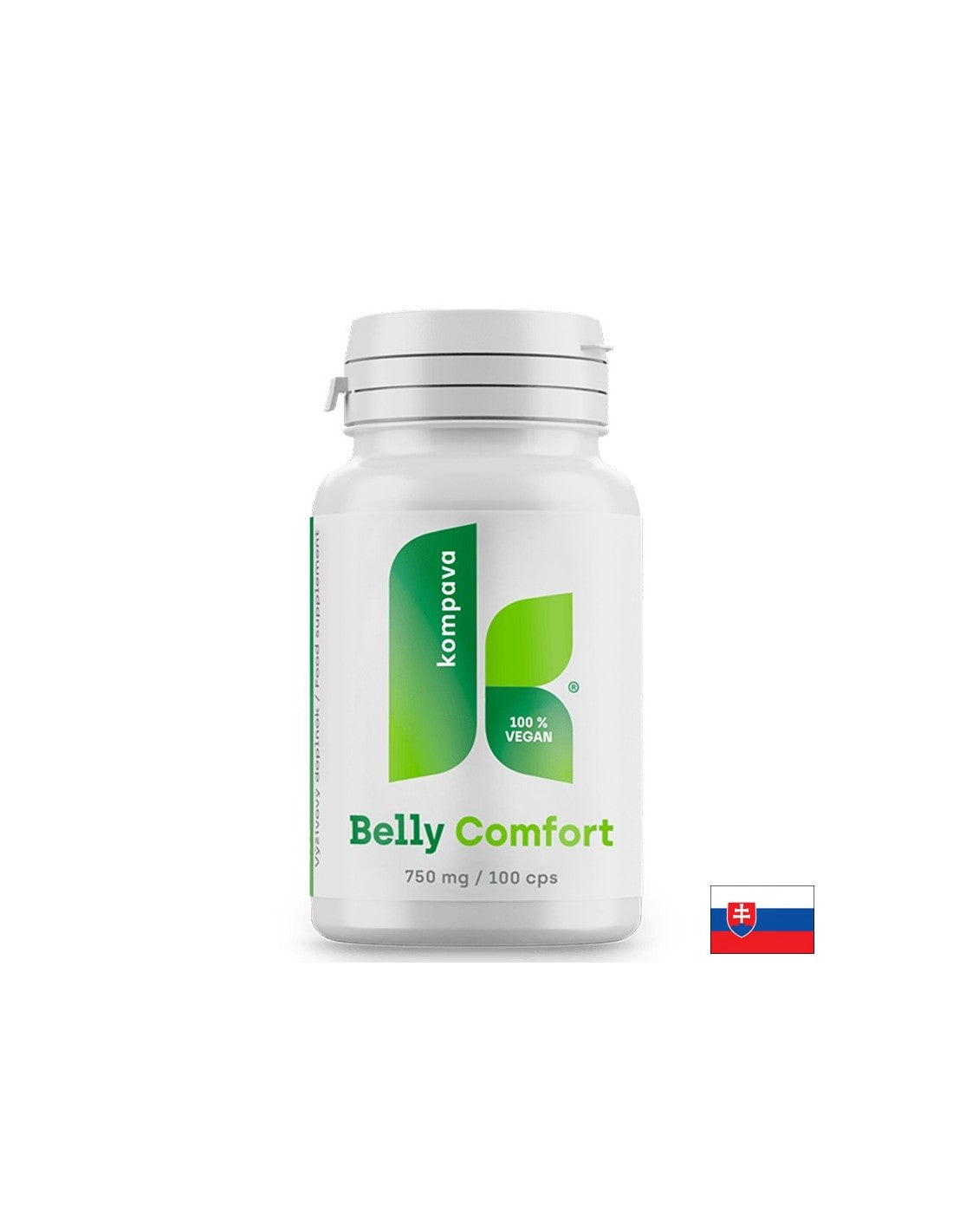 Belly Comfort – Билкова формула при запек, газове и раздразнено черво, 100 капсули - Feel You