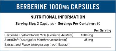 Berberine 1000 mg with AstraGin - 60 капсули - Feel You