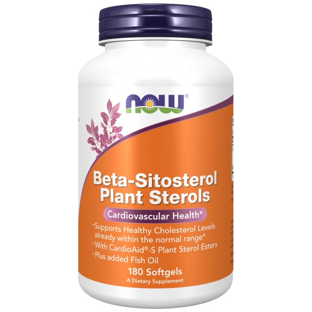 Beta-Sitosterol Plant Sterols - 180 Гел капсули - Feel You