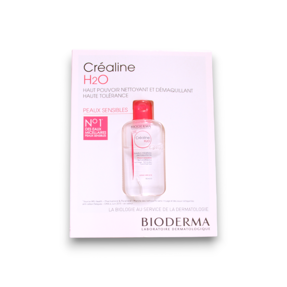 Bioderma, Crealine, Fragrance Free, Cleansing, Micellar Water, For Sensitive Skin, 10 ml *Tester - Feel You