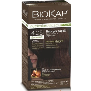 Biokap - NUTRICOLOR DELICATO - hair color - 4.05 chestnut chocolate 140 ml - Feel You