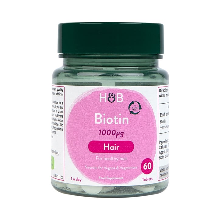 Биотин (Biotin) 1000мкг 60 таблетки, H&B - Feel You