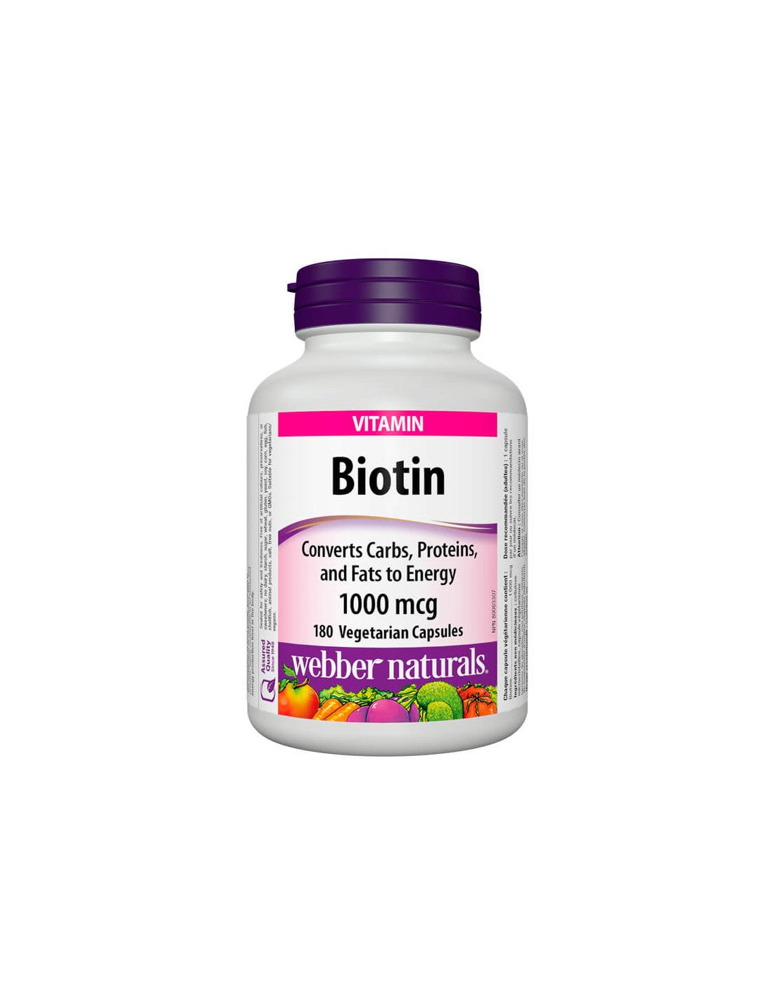 Biotin / Биотин, 1000 µg, 180 капсули - Feel You