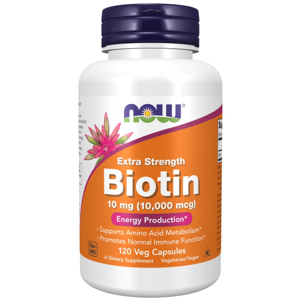 Biotin 10000 mcg / Extra Strength - 120 капсули - Feel You