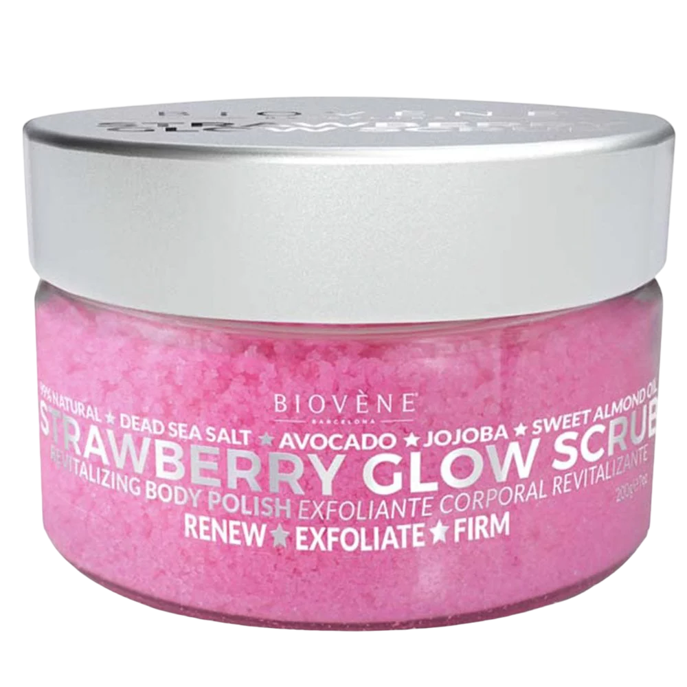 Biovene, Glow, Strawberry, Exfoliating, Body Scrub, 200 g *Tester - Feel You