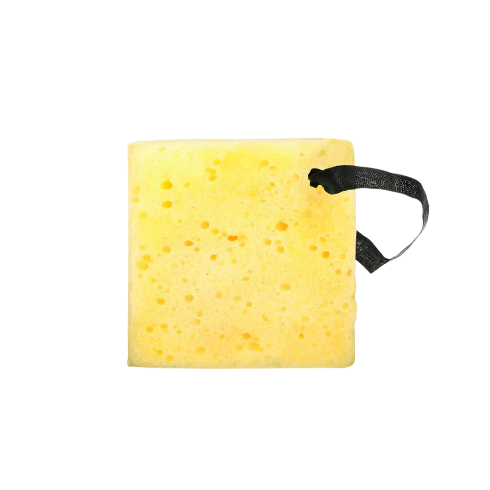 Biovene, Glow Wash, Vitamin C & Lemon Gel-Infused, Exfoliating, Hydrating, Brightening, Body Sponge, Yellow, *Tester - Feel You