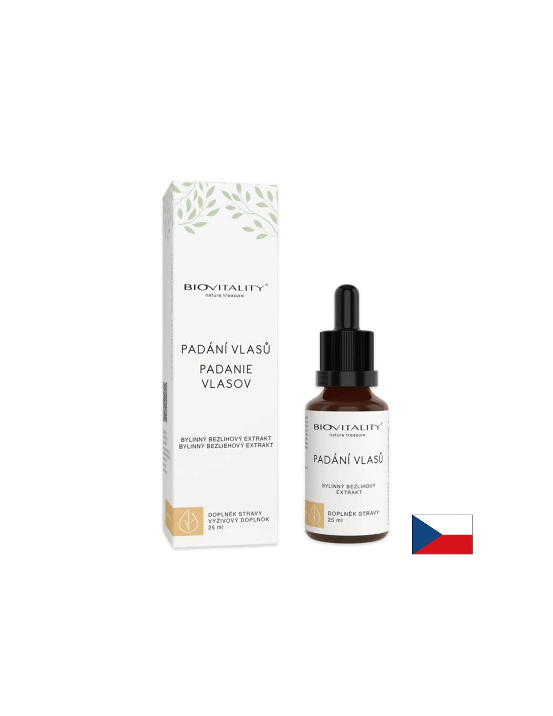 Biovitality® – Билков комплекс против косопад, 25 ml тинктура (без алкохол) - Feel You