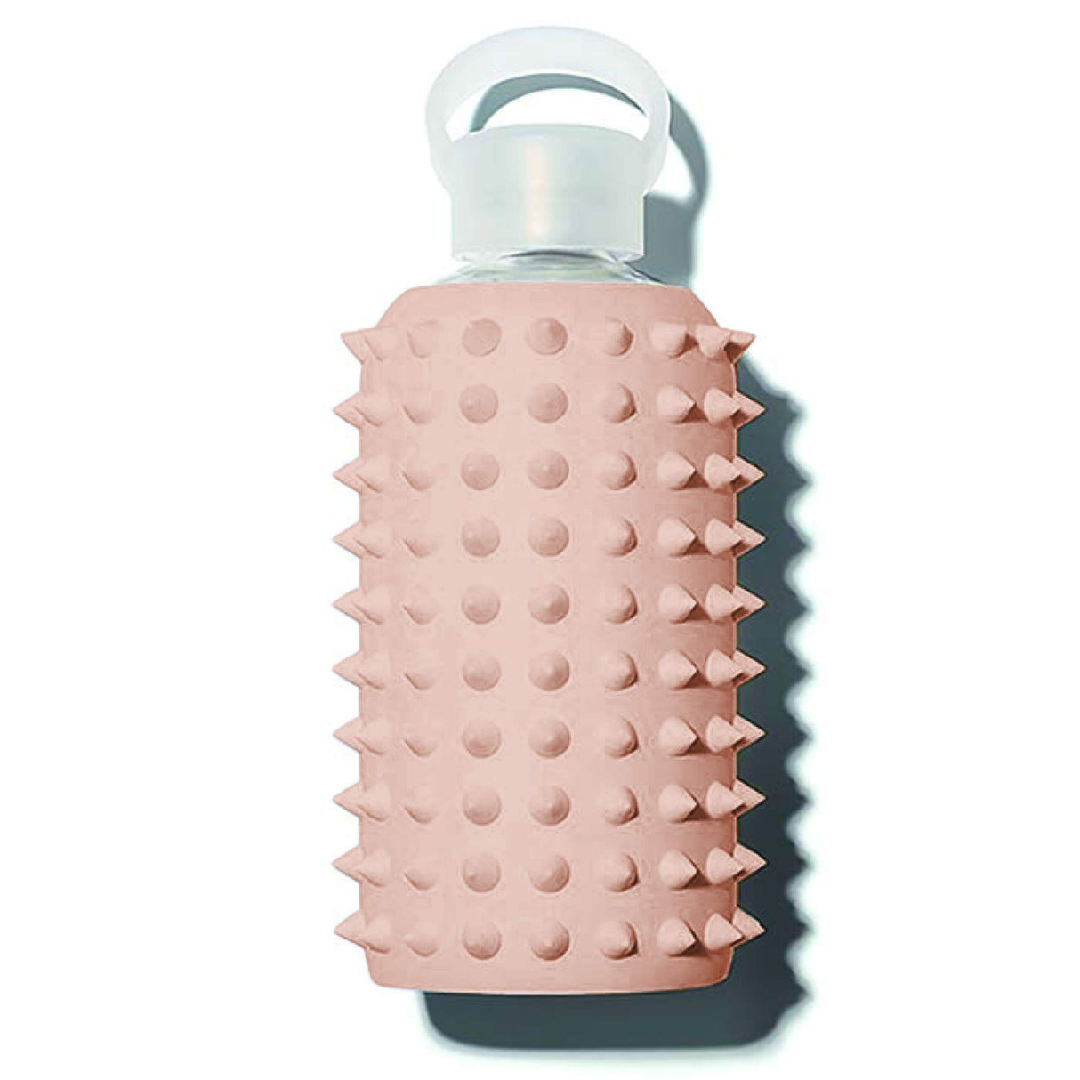 Bkr, Teddy Spiked, GWP Glass Water Bottle, Pink, 500 ml - Feel You