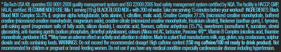 Black Blood NOX+ / 19g - Feel You