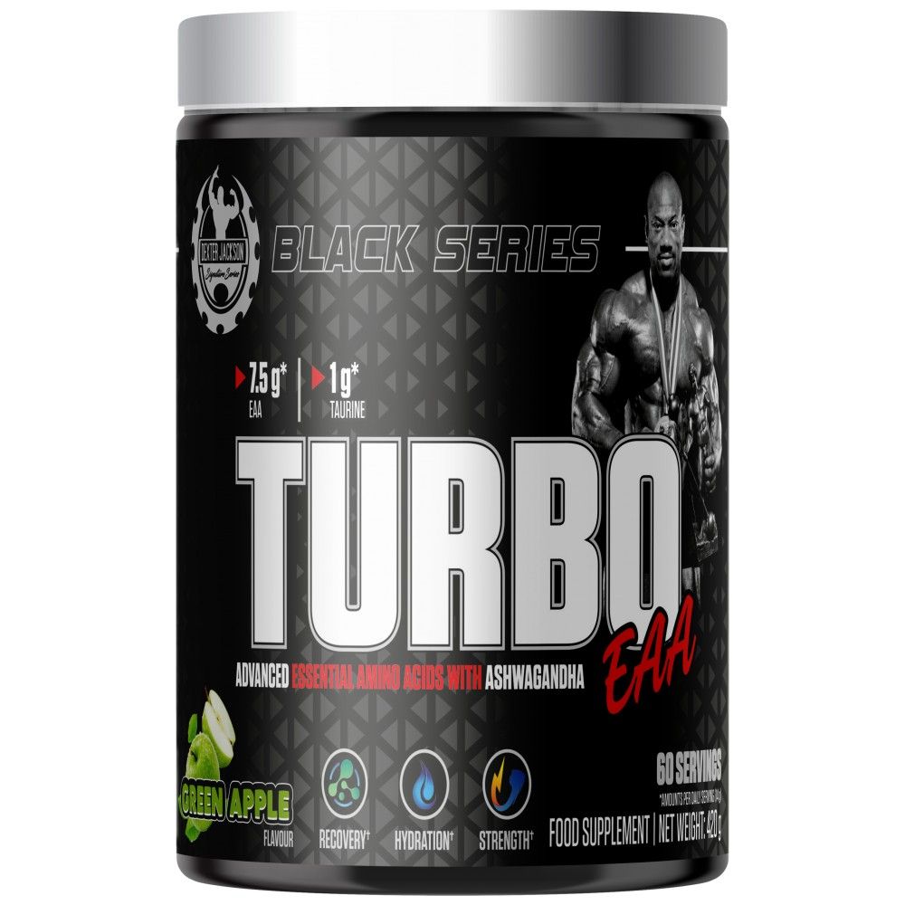Black Series | Turbo EAA Powder ~ Essential Amino Acids with Taurine - 420 грама - Feel You