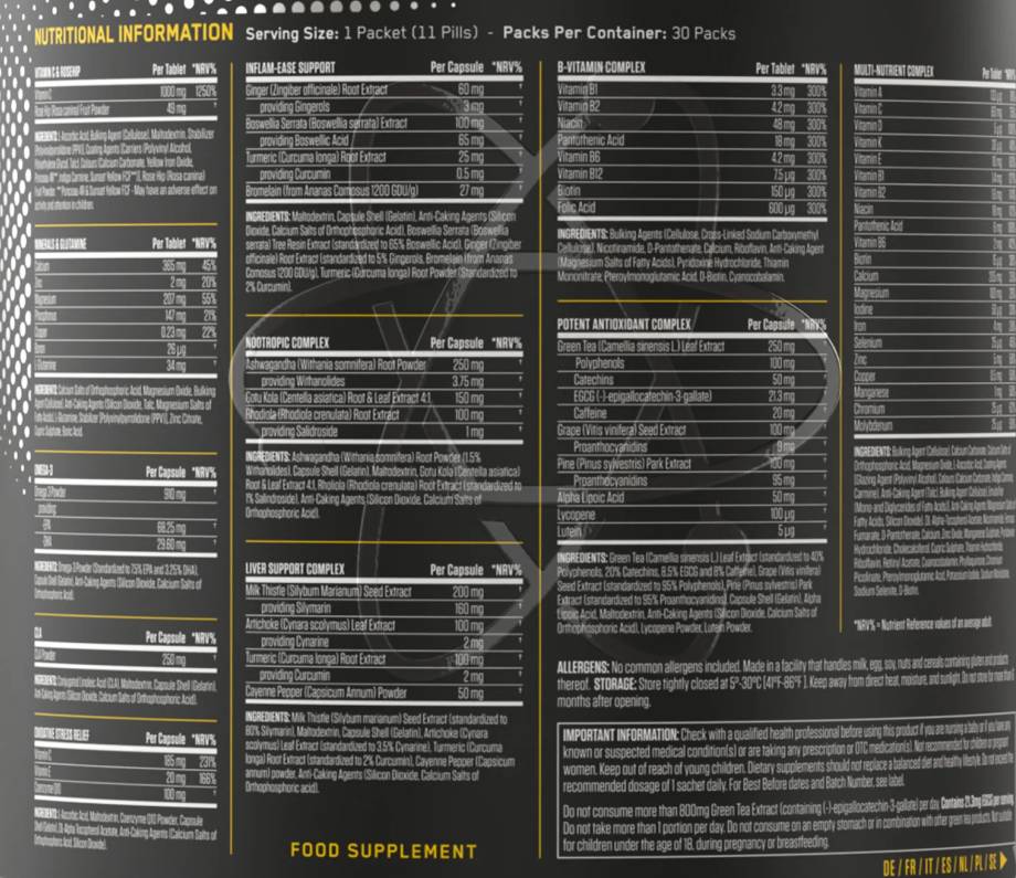 Black Stak | The Ultimate Health Pack - 30 Пакета - Feel You