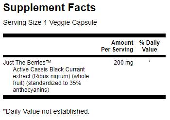 Black Currant Extract (Cassis) 30 капсули - Feel You