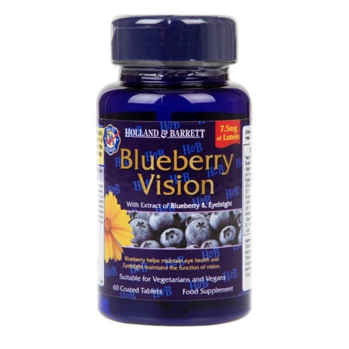 Комплекс за здрави очи (Blueberry Vision) 60 таблетки, H&B - Feel You