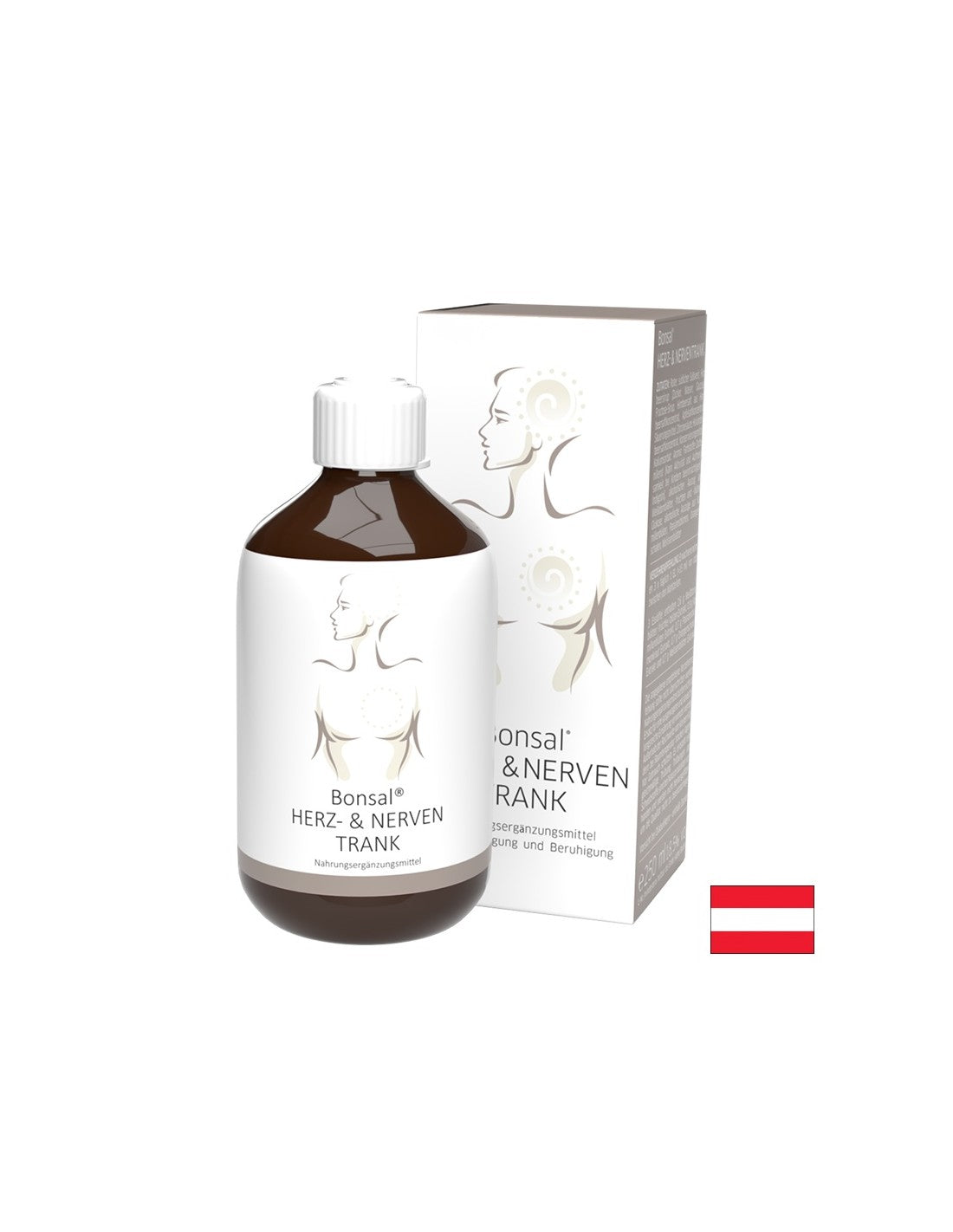 Билкова формула за сърце и нервна система Bonsal, 250 ml - Feel You
