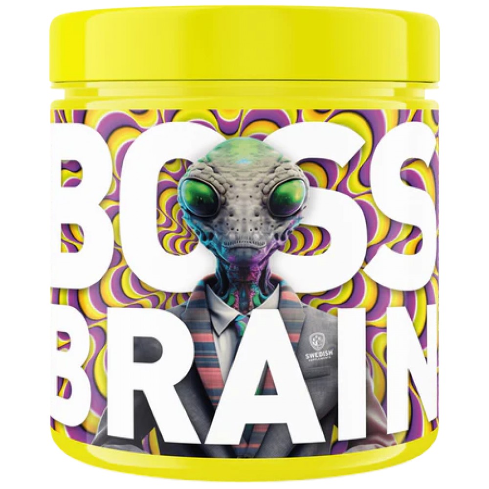 Boss Brain | Nootropic with Bacopa, Rhodiola & Lion's Mane - 225 грама - Feel You