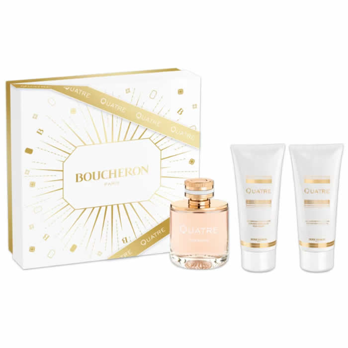 Boucheron Quatre Femme Eau De Parfum Spray 100ml Set 3 Pieces - Feel You