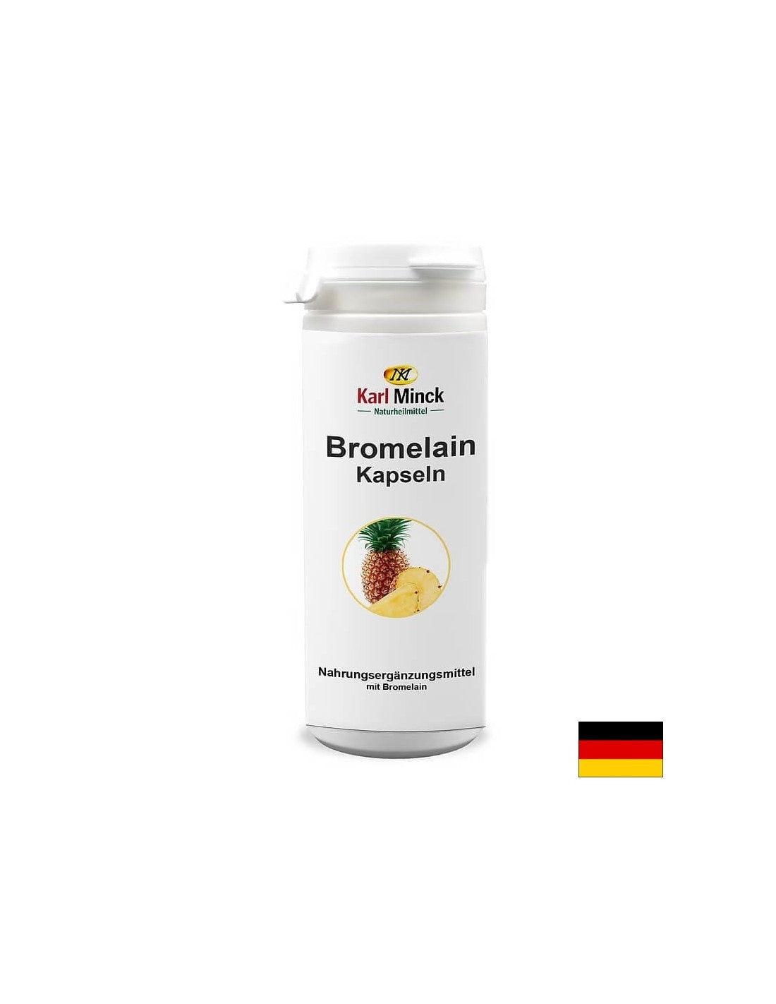 Bromelain - Бромелаин 400 mg, 100 капсули Karl Minck - Feel You
