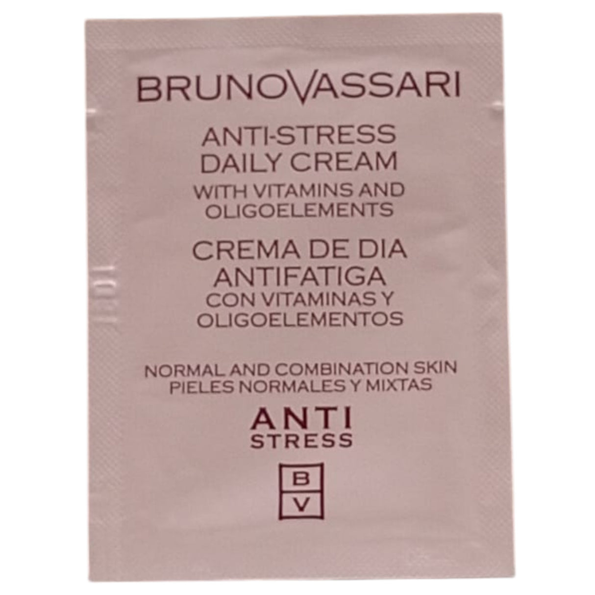 Bruno Vassari, Anti Stress, Anti-Fatigue, Daily, Cream, For Face, 3 ml *Sample - Feel You
