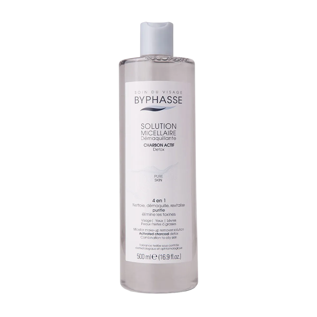 Byphasse, Byphasse, Charcoal, Makeup Removing, Micellar Water, 500 ml - Feel You