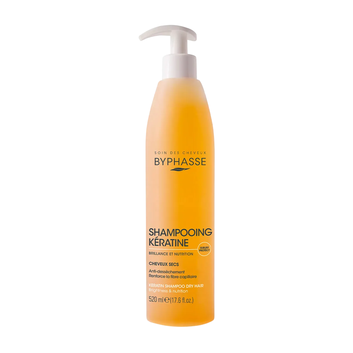 Byphasse, Keratine Liquide, Keratin, Hair Shampoo, Hydrating, 520 ml - Feel You