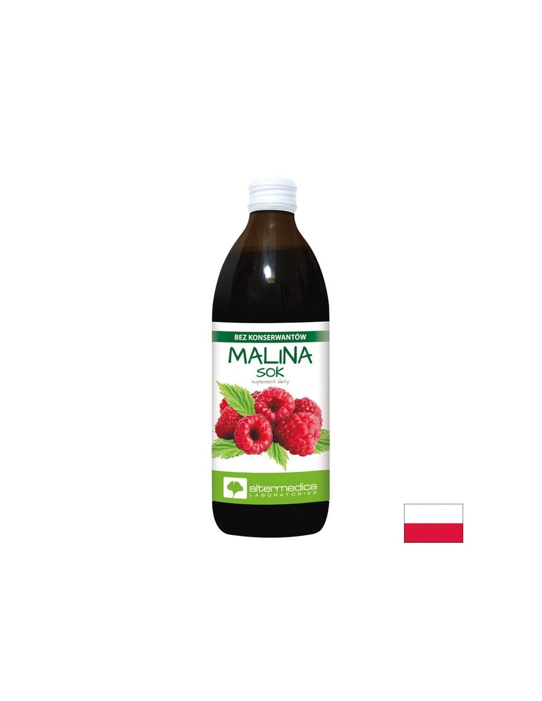 Сок от малина + Витамин C 120 mg – Имунна защита, 500 ml, 10 дози - Feel You