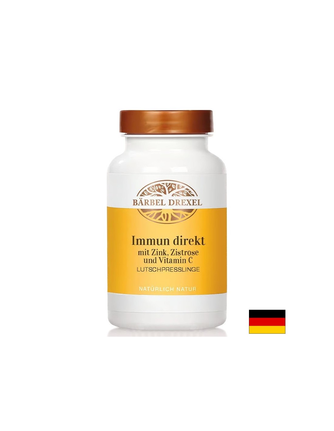 Имун Директ с цинк, цистус и витамин C - За бърза подкрепа на имунитета, 360 таблетки за смучене - Feel You