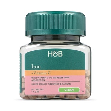 Желязо и витамин C (Iron and Vitamin C) 90 таблетки, H&B - Feel You