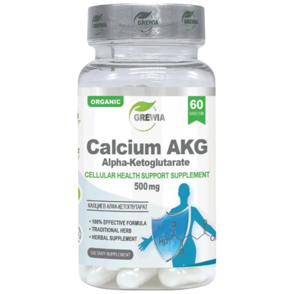 CALCIUM AKG Alpha-Ketoglutarate 500 mg - 60 капсули - Feel You