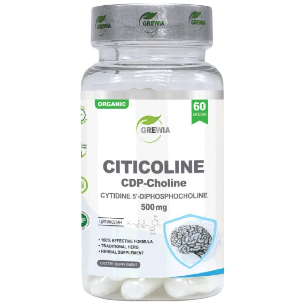 CITICOLINE CDP-Choline 500 mg - 60 капсули - Feel You