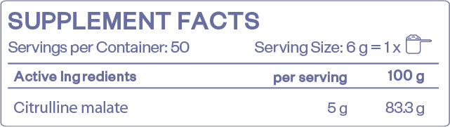 CITRULLINE MALATE KIWI CACTUS - 300 g - Feel You