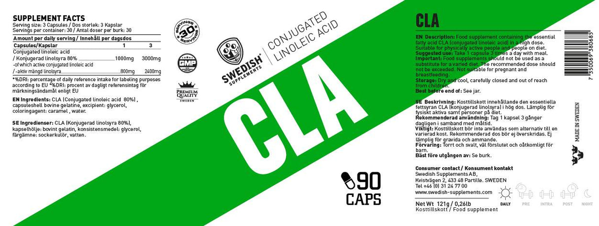 CLA 1000 mg - 90 дражета - Feel You